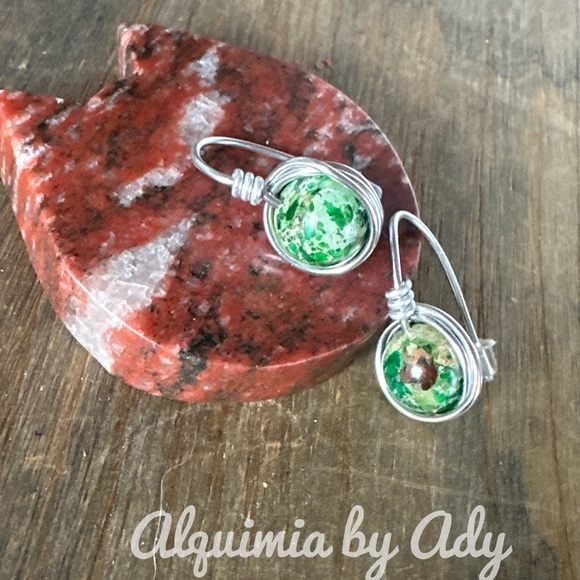 Alquimia by Ady Green and Silver Earrings - Picture 2 of 6